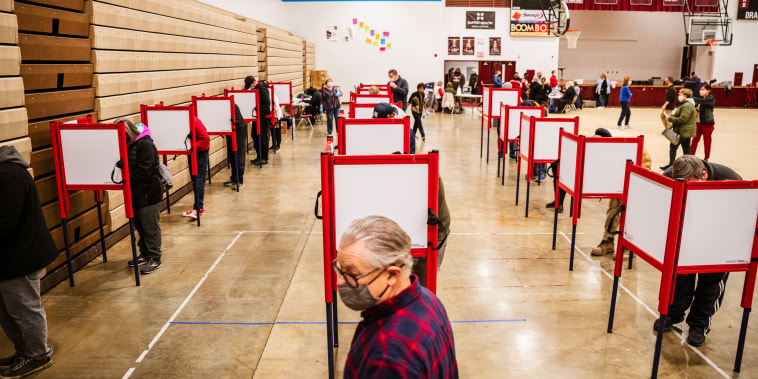 Image: Across The U.S. Voters Flock To The Polls On Election Day