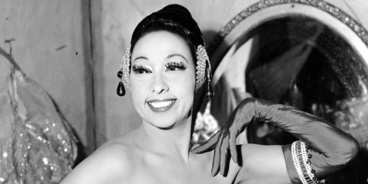 Josephine Baker at the Strand Theater in New York on March 6, 1961.