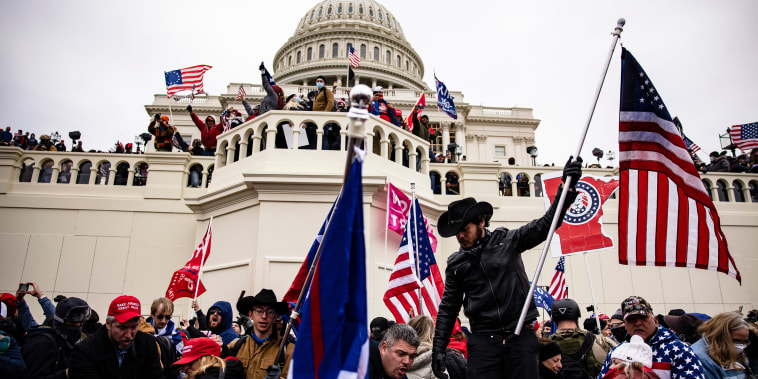 Image: Pro-Trump supporters storm the U.S. Capitol following a rally