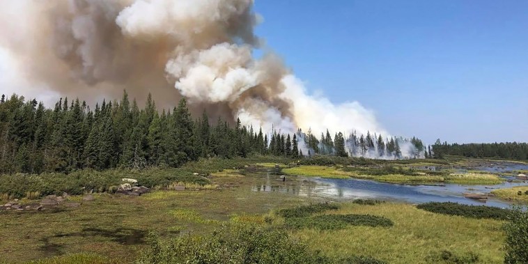 Image: Minnesota wildfire