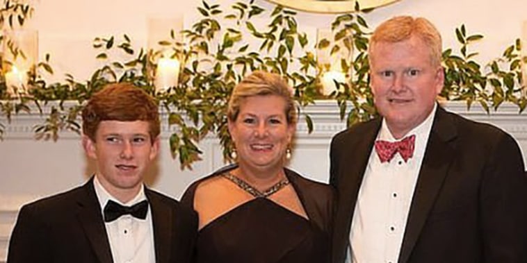 From left, Paul, Margaret and Alex Murdaugh.