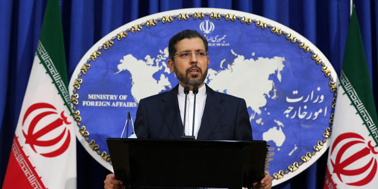 Image: Iranian Foreign Ministry Spokesman Saeed Khatibzadeh