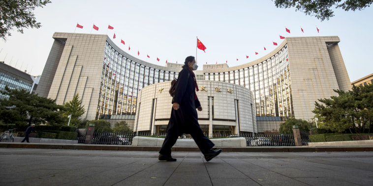 PBOC Headquarters as Central Bank Tests Demand for Two-Month Reverse Repos for First Time