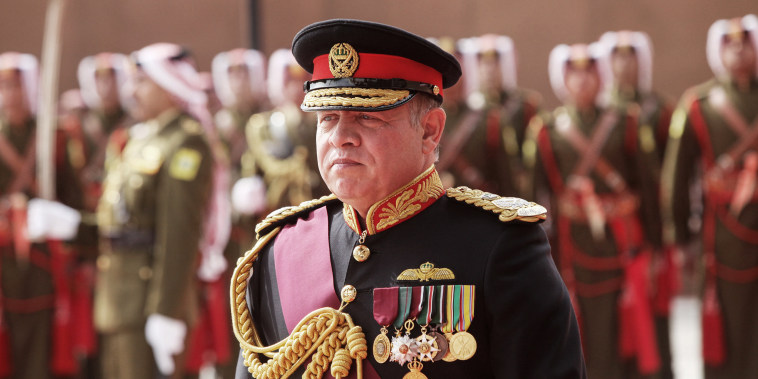 Jordan's King Abdullah II attends the state opening of the parliament on Nov. 7, 2016, in Amman.