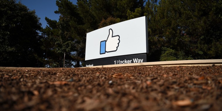 The Facebook \"like\" sign at Facebook's corporate headquarters in Menlo Park, Calif.