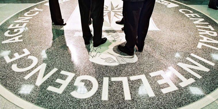 President Bush Tours CIA Headquarters