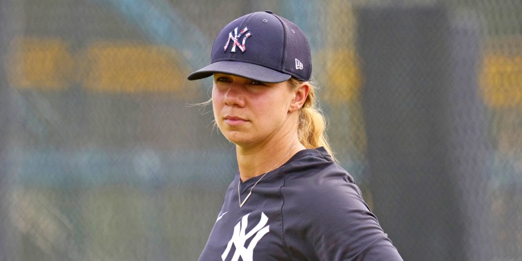 New York Yankees coach Rachel Balkovec