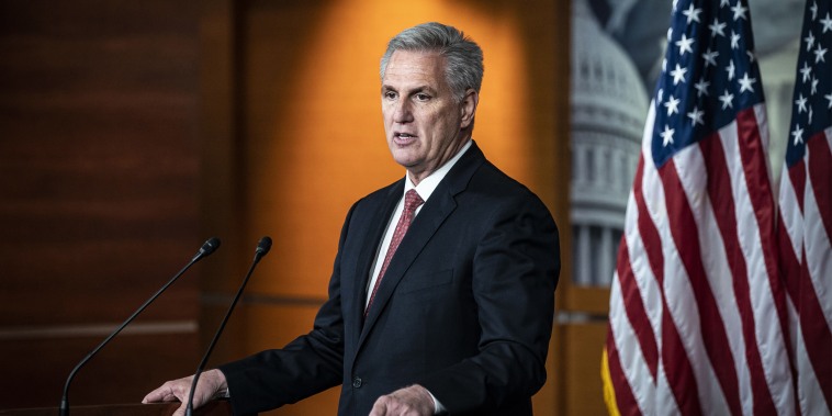 House Minority Leader McCarthy Holds Weekly News Conference