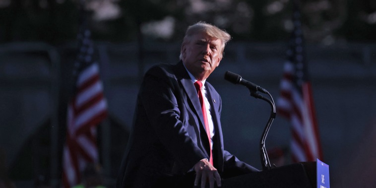 Donald Trump Rallies Supporters In Ohio For Congressional Candidate Max Miller