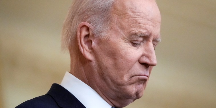 Image: President Joe Biden at the White House on Feb. 24, 2022.