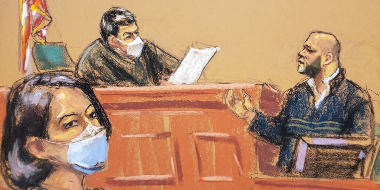 Image: Judge Alison Nathan questions juror number 50 after Ghislaine Maxwell trial