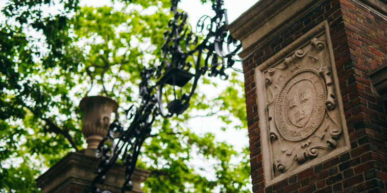 Image: Gate at Harvard University, Cambridge, Massachusetts, USA