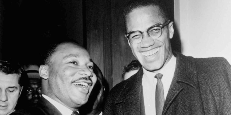 Image: MLK and Malcolm X