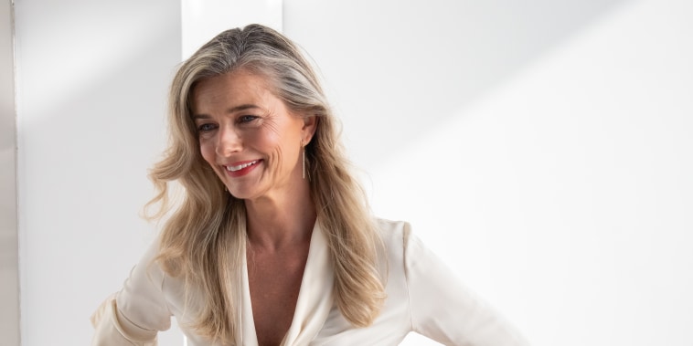 Former supermodel Paulina Porizkova at Know Your Value and Forbes' 30-50 summit in Abu Dhabi earlier this year.