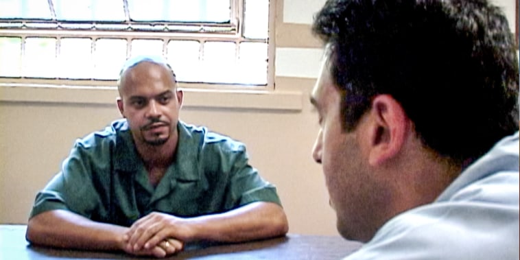 Dan Slepian interviews Jon-Adrian Velazquez at the Sing Sing Correctional Facility in 2007.