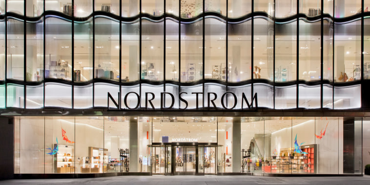 Exterior of Nordstrom store front