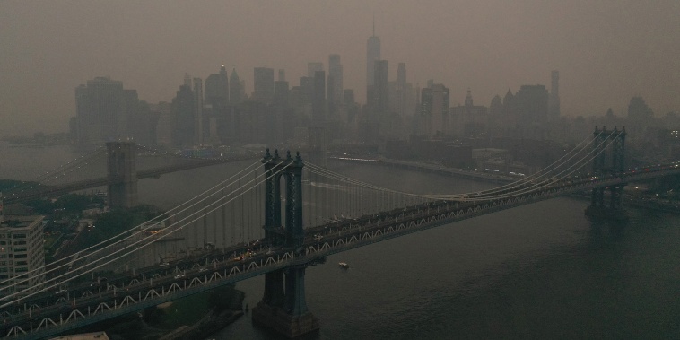 Canadian wildfire smoke creates unhealthy air quality in NYC