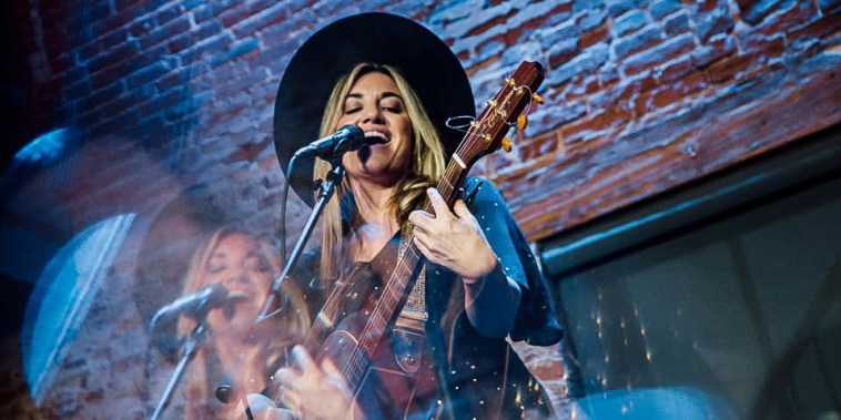 Morgan Myles - a finalist from season 22 of NBC's \"The Voice\" - performs at the Lititz Shirt Factory in Lititz, Penn., on Sept. 8, 2023.