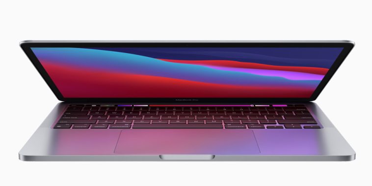 The 13-inch MacBook Pro with M1.