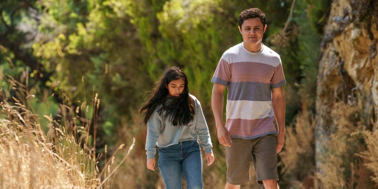 Image: Miley Delgado and Arturo Castro in "Mr. Corman."