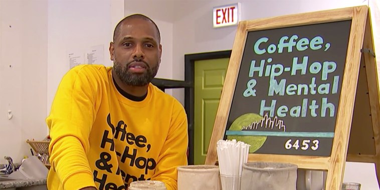 Christopher LeMark, the founder of "Coffee, Hip-Hop and Mental Health," has dealt with trauma for much of his life after being "abandoned and abused for a span of 12 years.