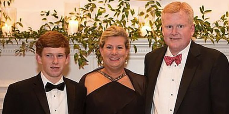 From left, Paul, Margaret and Alex Murdaugh.