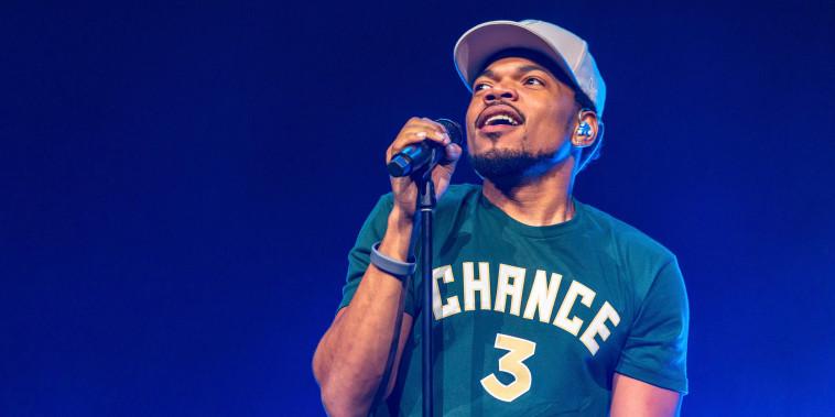 Chance The Rapper peforms at the Summerfest Music Festival on Sept. 3, 2021, in Milwaukee.