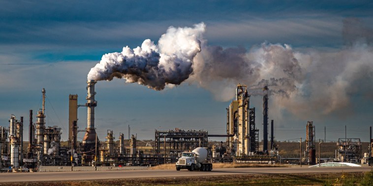 The Syncrude Operation north of Fort McMurray, Alberta, Canada.