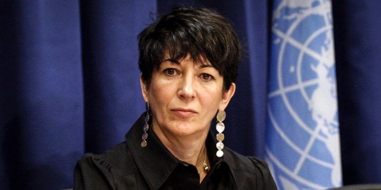 Ghislaine Maxwell attends a press conference on the Issue of Oceans in Sustainable Development Goals, at United Nations headquarters on June 25, 2013.