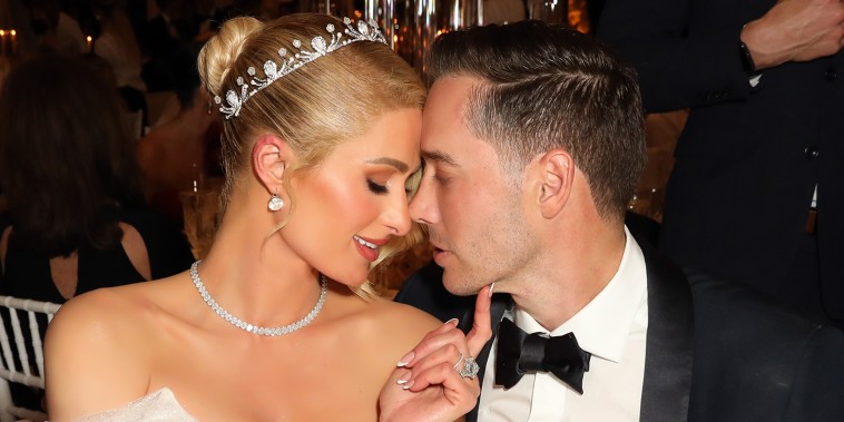 The wedding of Paris Hilton and Carter Reum, Porttraits, Bel Air, Los Angeles, California, USA - 11 Nov 202