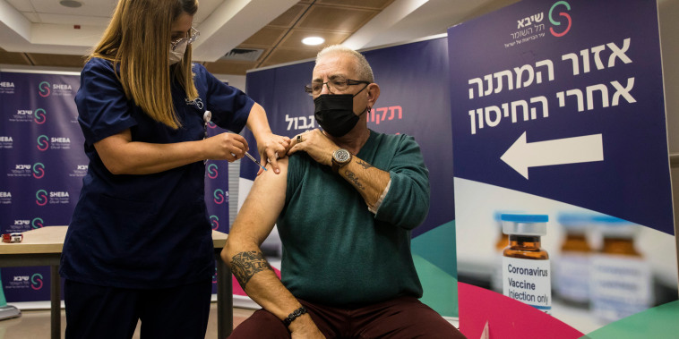Image: Fourth Round Of Covid Vaccines Given To Israeli Heart Transplant Patients