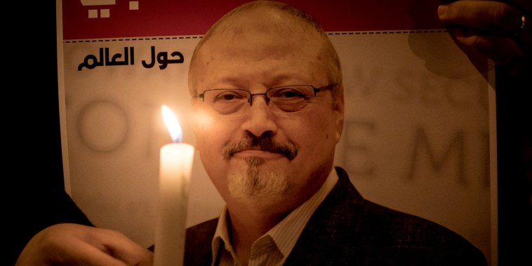 Vigil for Khashoggi at Saudi Consulate in Istanbul