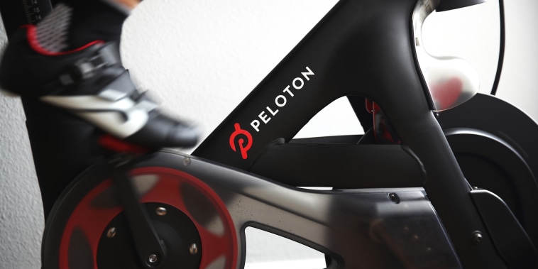 A Peloton bike