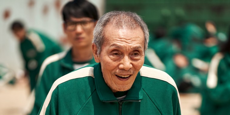 Squid Game star O Yeong-su, 77.