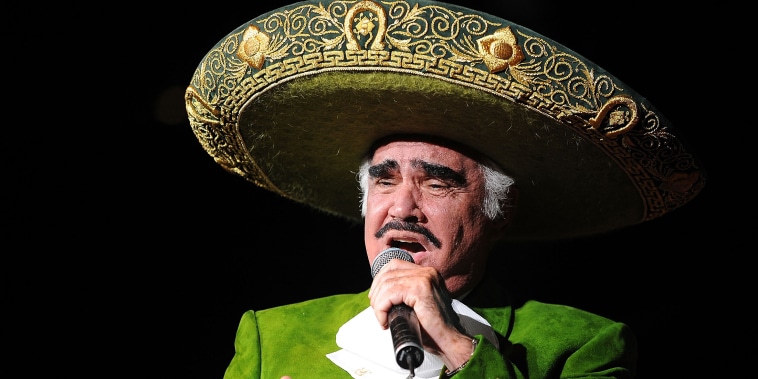 Image: Mexican singer Vicente Fernandez in Miami on Oct. 10, 2010.