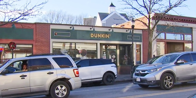 A Dunkin' store in Brookline, Mass.