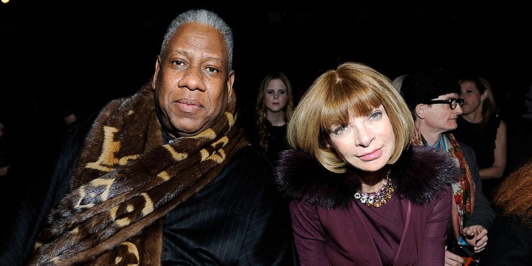 Anna Wintour and Andre Leon