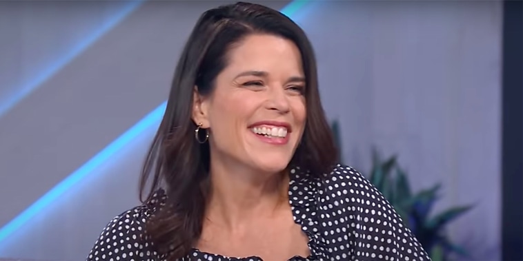 Neve Campbell smiles during a recent appearance on "The Kelly Clarkson Show."
