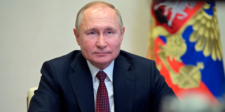 El presidente ruso, Vladimir Putin, en Moscú, Rusia, el martes 25 de enero de 2022.