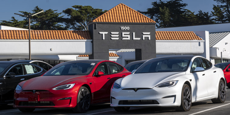 A Tesla dealership