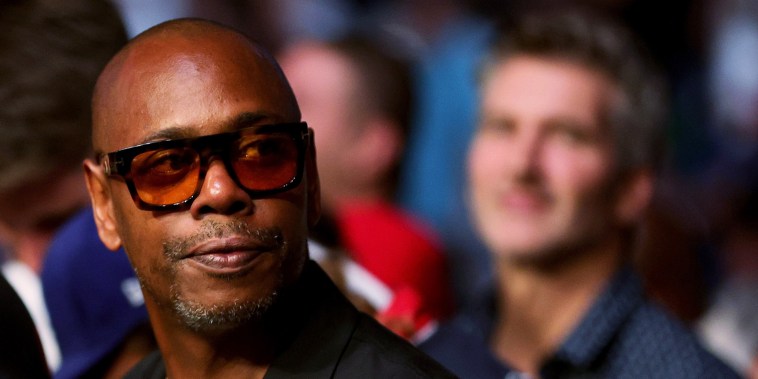 Dave Chappelle attends a UFC event on July 10, 2021, in Las Vegas.