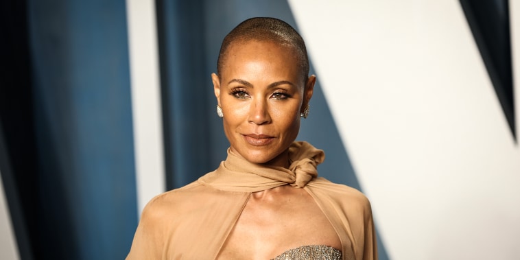 Jada Pinkett Smith attends the 2022 Vanity Fair Oscar Party on March 27, 2022 in Beverly Hills, Calif.