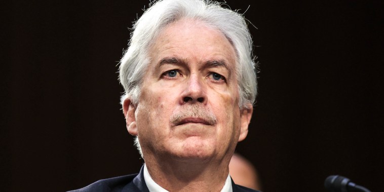 Image: Central Intelligence Agency (CIA) Director William Burns testifies before the Senate Intelligence Committee on March 10, 2022 in Washington, DC.