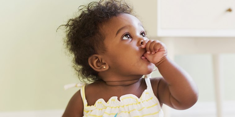 Baby in Pineapple Onesie