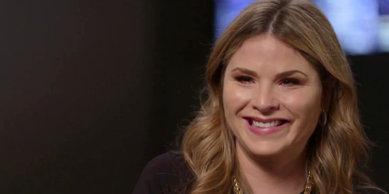 Jenna Bush Hager tears up on "TODAY With Hoda & Jenna" during an emotional reading she had with "Hollywood Medium" star Tyler Henry.