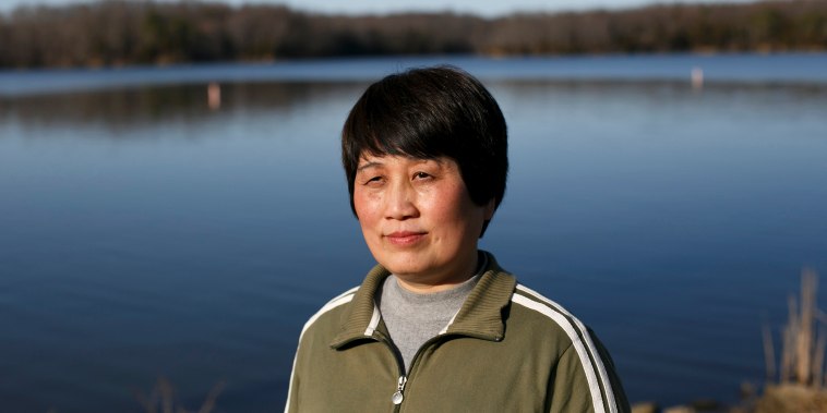 Image: Sherry Chen near her home in Wilmington, Ohio, on April 1, 2015.