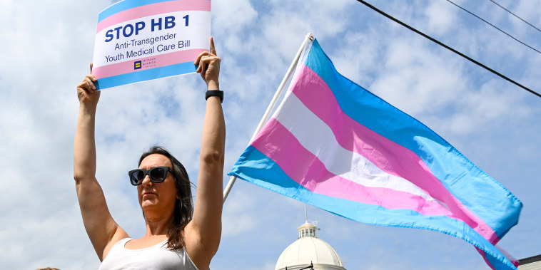 Transgender Rights Advocates Rally Against Alabama Legislation