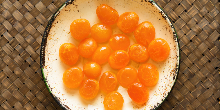 rustic chinese salted egg yolk