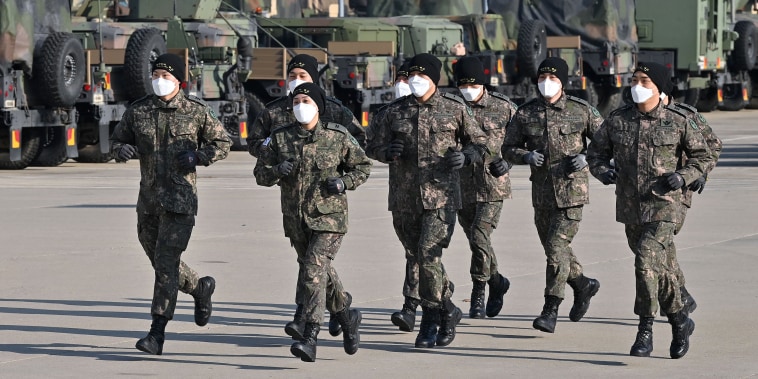 Image: South Korean Army cadets