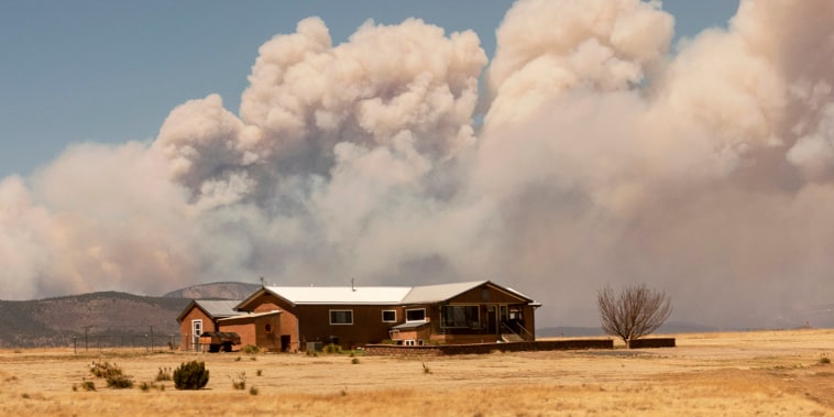 The Calf Canyon fire